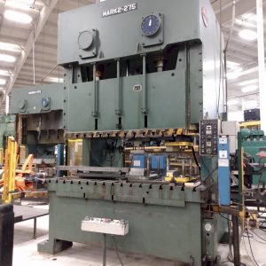 275 Ton Heller Sutherland Double Crank Gap Frame Press