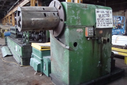 15,000 LB  x 30″ DAHLSTROM UNCOILER W/COIL CAR