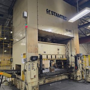400 TON STAMTEC STRAIGHT SIDE DOUBLE CRANK PRESS 118″ X 55″