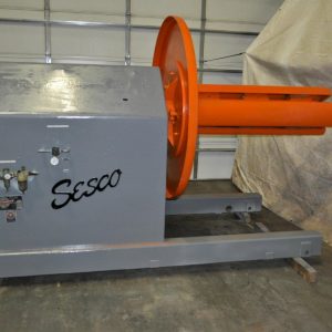 20000 LB X 64″ SESCO MOTORIZED UNCOILER HYDRAULIC EXPANSION