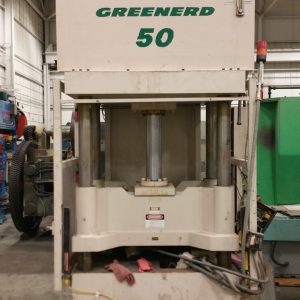 50 TON GREENERD 4 POST HYDRAULIC PRESS