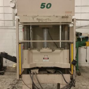 50 TON GREENERD 4 POST HYDRAULIC PRESS