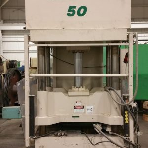50 TON GREENERD 4 POST HYDRAULIC PRESS