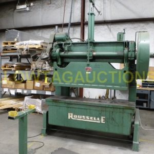 60 TON ROUSSELLE DOUBLE CRANK GAP FRAME PRESS