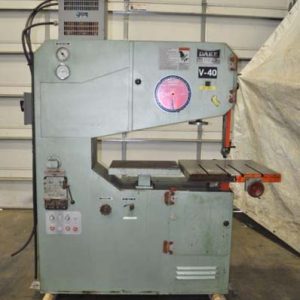 40″ DAKE AND JOHNSON VERTICAL BAND SAW