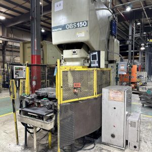 165 TON KOMATSU OBS GAP FRAME STAMPING PRESS