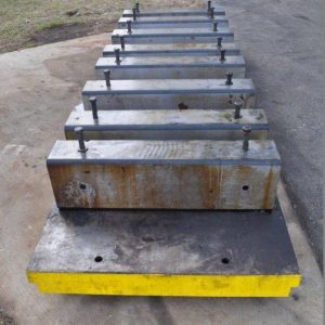 144″ x 43″ x 5-1/2″ THICK T SLOTTED BOLSTER PLATE