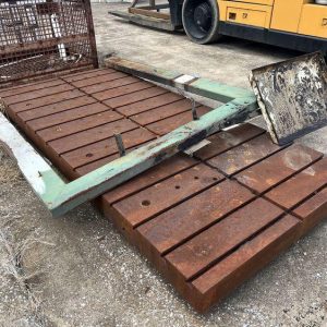 119 1/4″ X 54″ X 6″ BOLSTER PLATE – T-SLOTTED