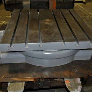 36″ x 36″ LUCAS INDEXING ROTARY T-SLOTTED TABLE 16,000LB CAPACITY