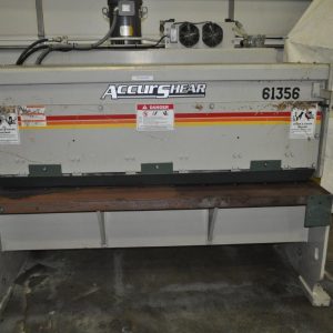 6′ x 14 GAUGE ACCURSHEAR HYDRAULIC SHEAR