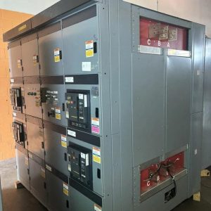 Square D 1600 Amp 2200v 700v 50ka Delta Wye Main Breaker Switchgear
