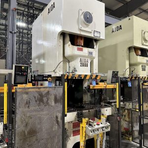 220 TON AIDA GAP FRAME METAL STAMPING PRESS