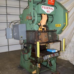 60 TON FEDERAL OBI METALWORKING PUNCH PRESS