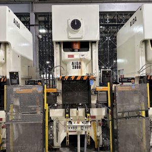 220 TON AIDA GAP FRAME METAL STAMPING PRESS