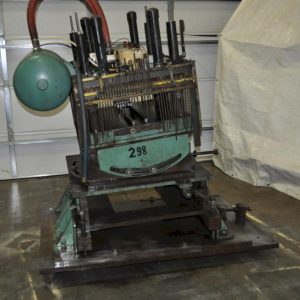 60 TON AIR RAM CUT-OFF PRESS WITH ADJUSTABLE TILT BASE