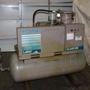 20 HP LEROI ROTARY SCREW AIR COMPRESSOR