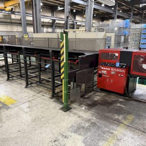 2018 AMADA MODEL SA65A AUTOMATIC COLD SAW W/ 24′ BUNDLE RACK