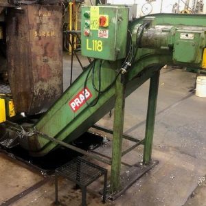 16″ x 9′ PRAB Steel Belt Scrap Conveyor