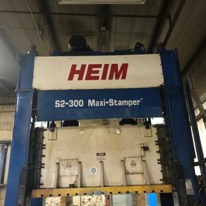 300 Ton Heim Maxi Stamper Straight Side Double Crank Press