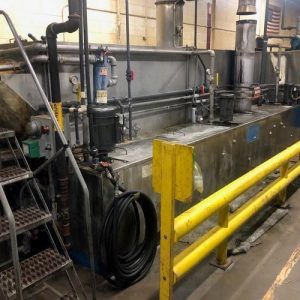 30″ X 28′ JENSEN ROTARY WASHER 4 STAGE